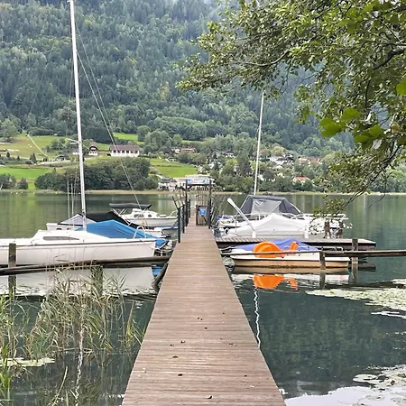 Seeappartement Luna Am Ossiachersee Mit Privatem Seezugang, Hallenbad, Skiarena Gerlitzen Апартаменты Боденсдорф