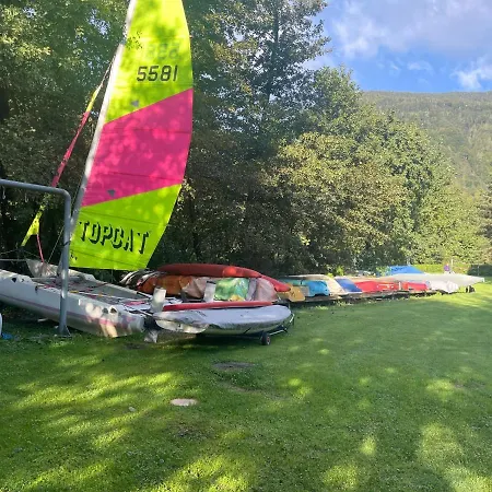 Seeappartement Luna Am Ossiachersee Mit Privatem Seezugang, Hallenbad, Skiarena Gerlitzen Bodensdorf