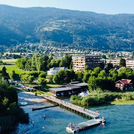 Seeappartement Luna Am Ossiachersee Mit Privatem Seezugang, Hallenbad, Skiarena Gerlitzen * Боденсдорф