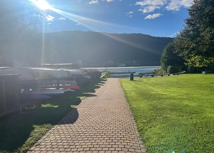 דירה Seeappartement Luna Am Ossiachersee Mit Privatem Seezugang, Hallenbad, Skiarena Gerlitzen